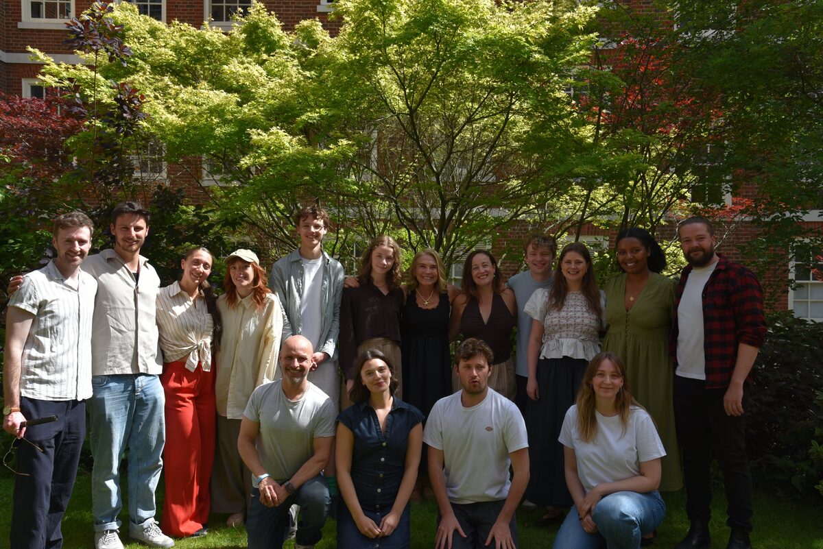 Cast and company of Walk the Bard